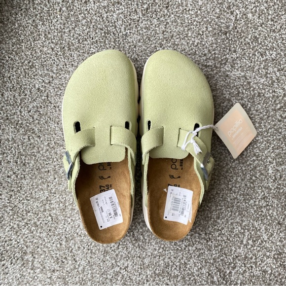 Birkenstock Shoes - Papillio by Birkenstock Boston Suede Chunky Clogs